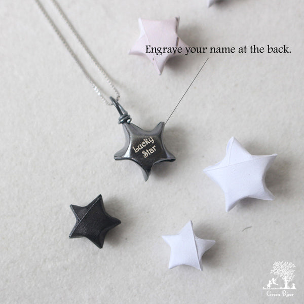 Lucky star necklace sale