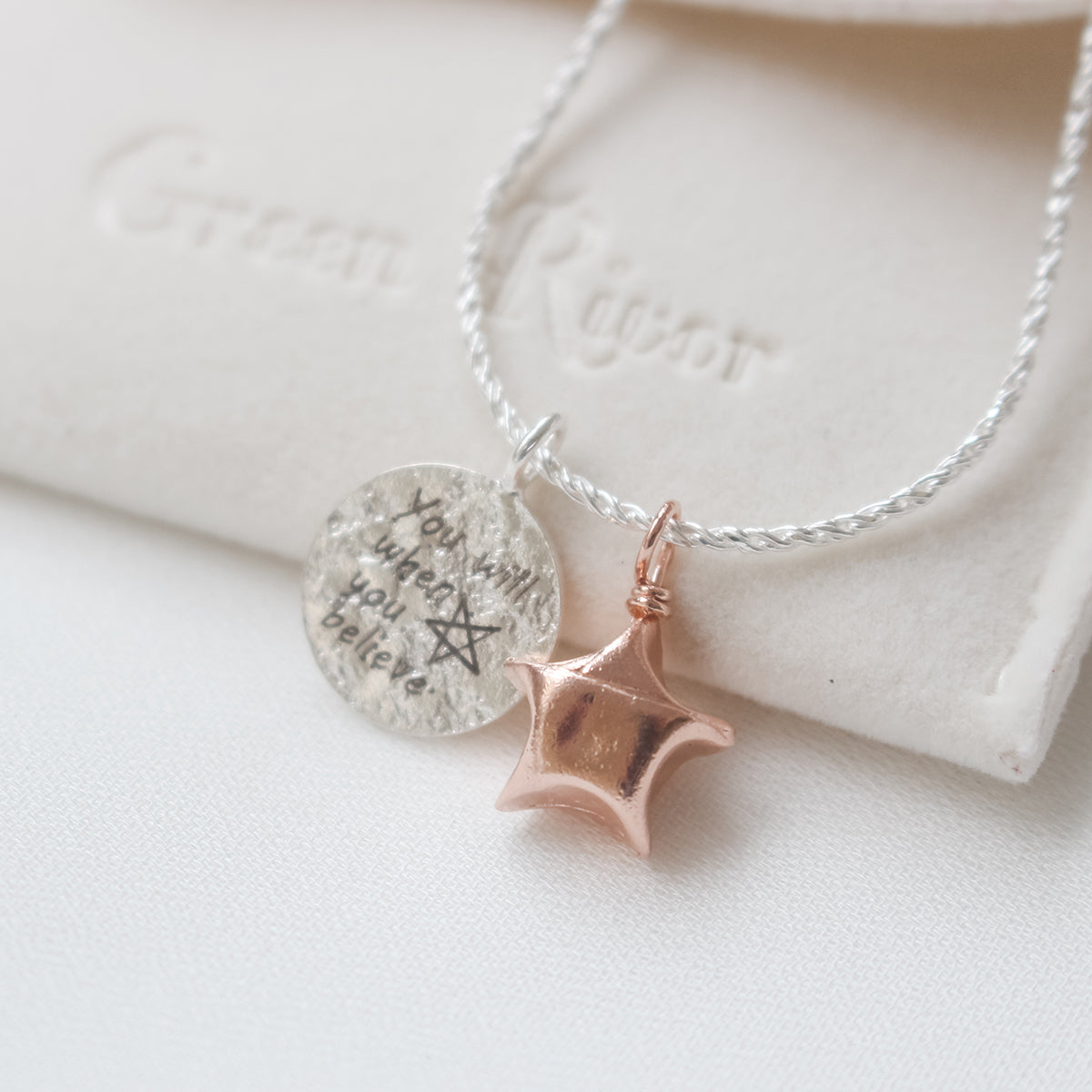 Inspirational Lucky Star Necklace - You Will When You Believe