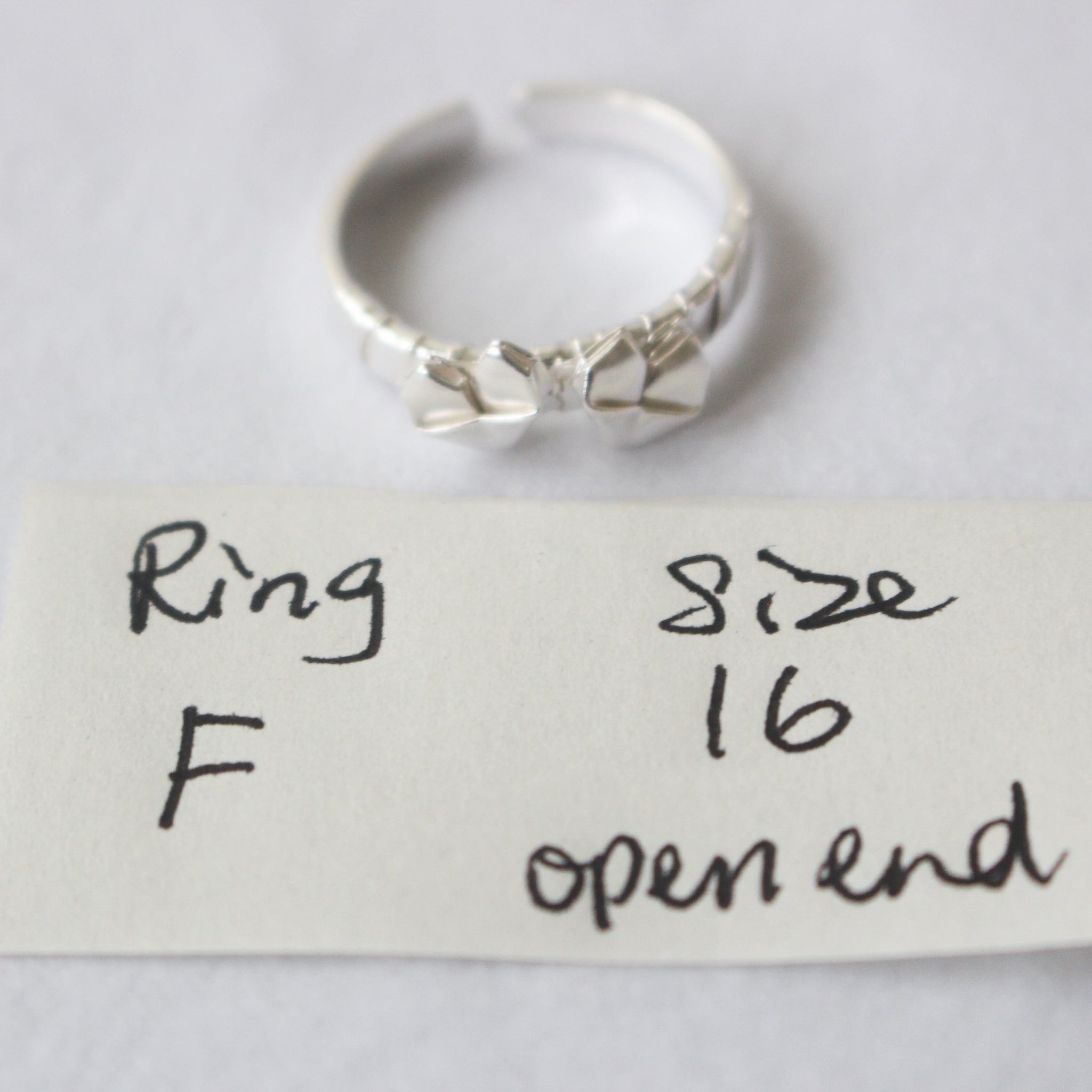 Emporio Armani Women Sterling Silver Ring Size 16 EG3182040508 | Fruugo IE